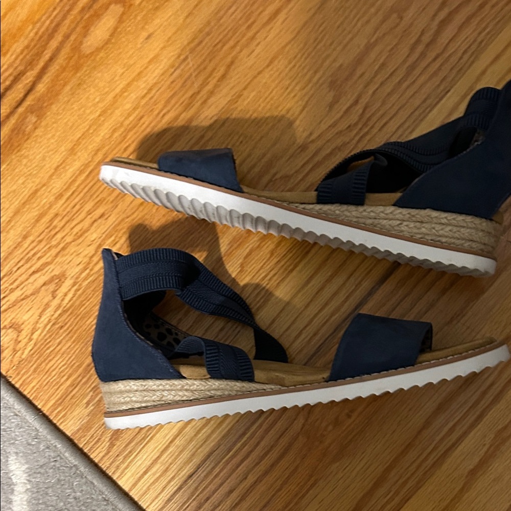 BOBS from Skechers Navy Sandals - Picture 2 of 3